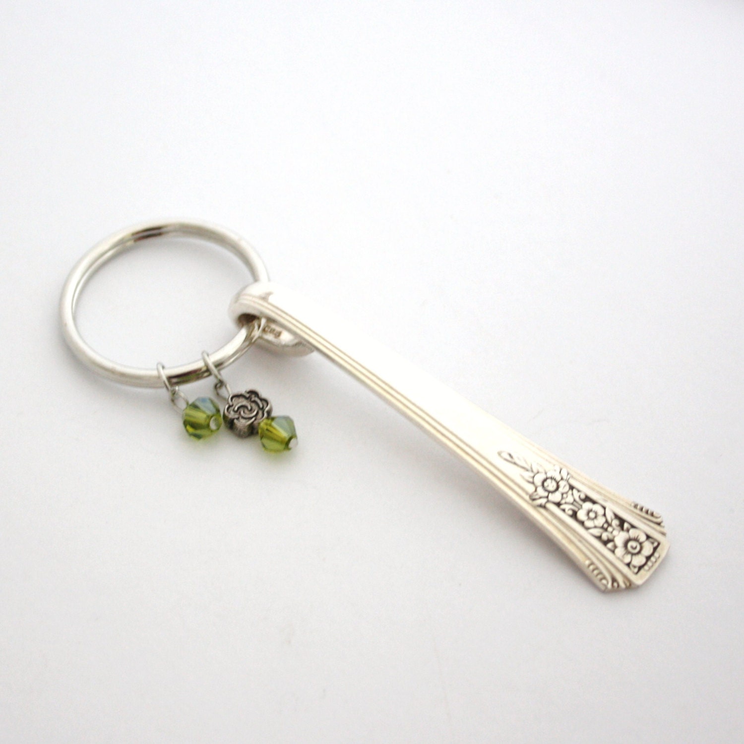 Spoon handle Keychain- Personalized Bridesmaids gift idea or gift idea for her under 25.
