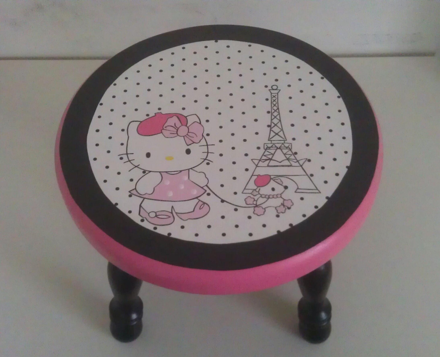 Hand-painted, Made-to-Order Step Stool