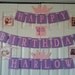 Tangled princess/ Rapunzel birthday banner personalized with name