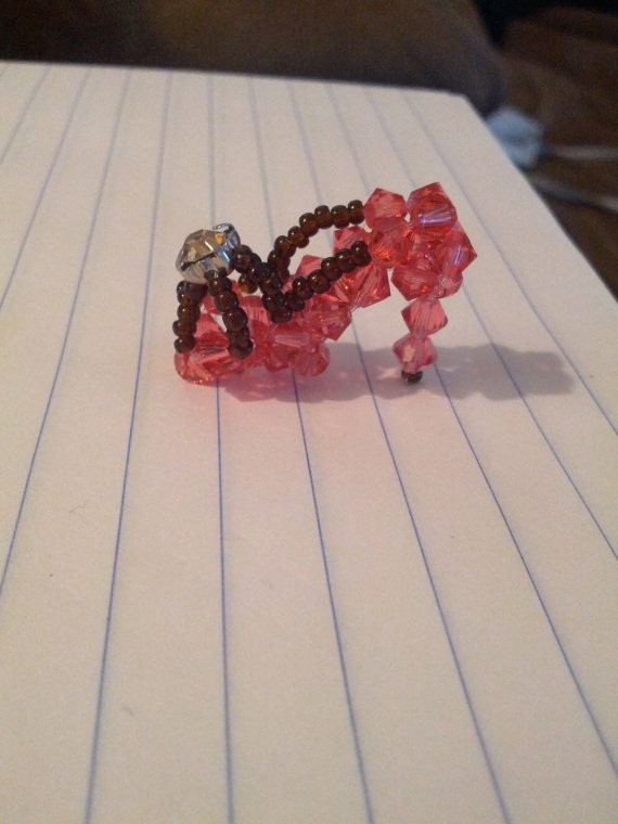 Swarovski Crystal High Heel Shoe Charm