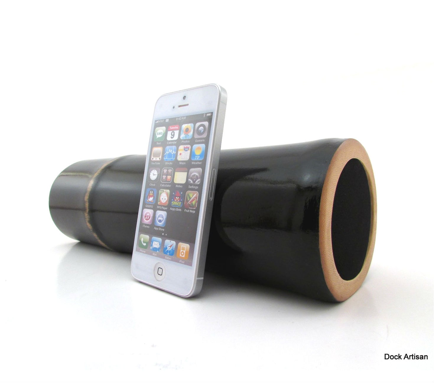Dark Cocoa Bamboo Bluetooth Portable Speaker System - Made to Order