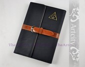 Black Leather iPad Mini Case, Deathly Hallows Symbol iPad Mini case cover, case for iPAD mini