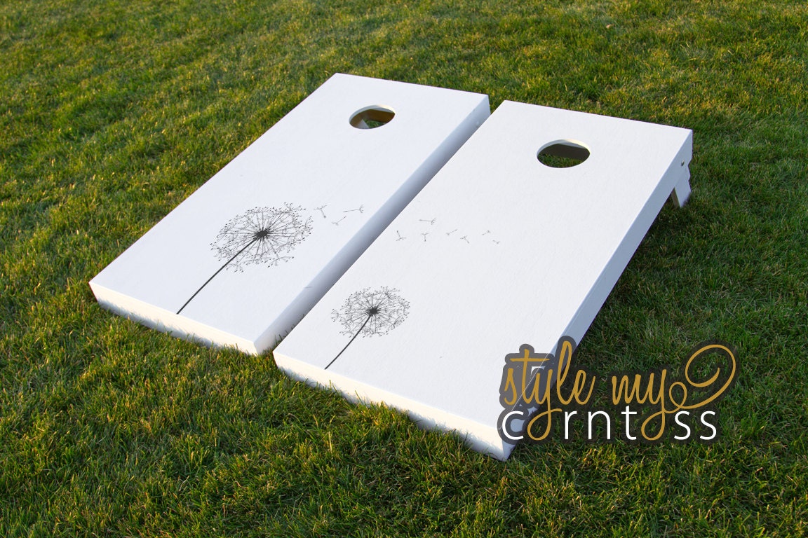 Wedding Cornhole Set w/ Bags - Dandelion