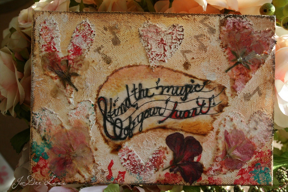 Find the Music of Your Heart mixed media