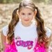 Cheer Bling Appliqué T Shirt - Youth and Teen Sizes XS to XL