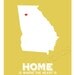 Home State - Georgia - digital printable word art