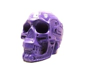 cyborg skull head, steampunk, robot, sci fi, home decor, science, skull art, skull sculpture, geek