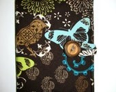 eReader Cover, Kindle Cover, Kindle Fire HD Cover, Kobo Vox Cover, Kobo Glo Cover, Kindle Touch Cover - Book Style- Brown and Teal Green