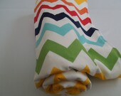 Rainbow Chevron Baby Blanket