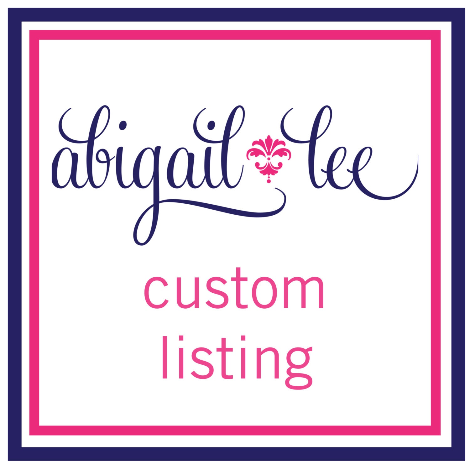 Custom Listing for Kelly