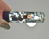 Lavender Instant Aromatherapy in a Bottle - 2 Drams of Essential Oil, Chakra Stones and Whole Flowers