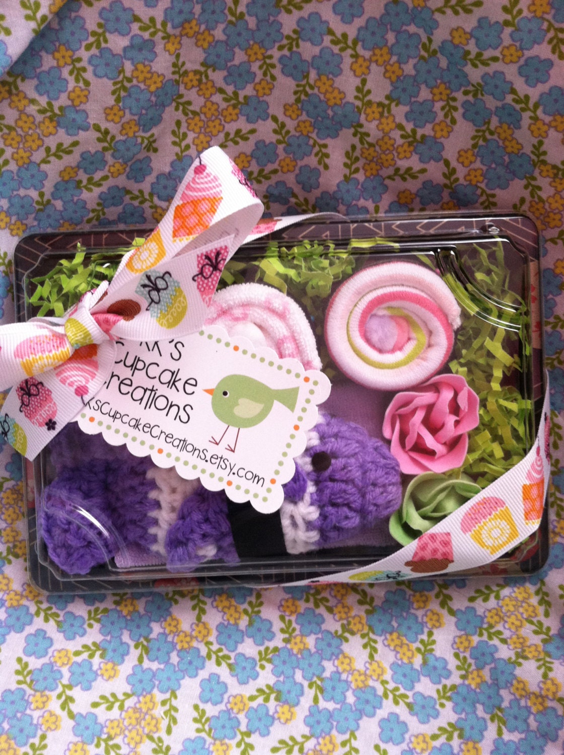 Sushi Baby Shower Gift - Baby Girl - Baby Washcloths - Unique Shower Gift