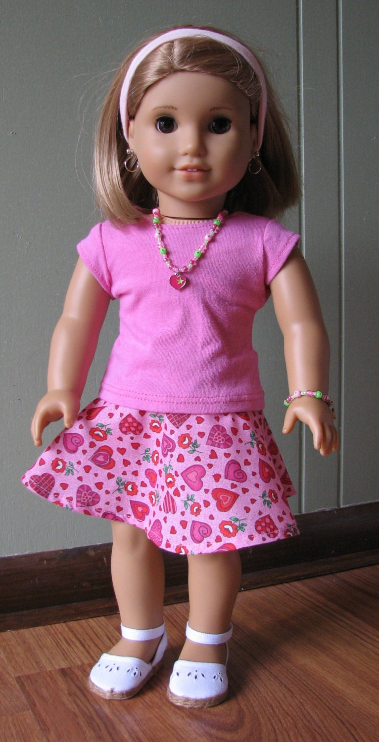American Girl Doll Clothes / 18" Doll Clothes - Spring Outfit