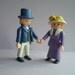 90 / 93 'The Couple' Playmobil Geobra, set of 2, vintage toys, original, collectible