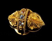 Victorian Brooch Pinchbeck Saphiret Rare Find 190.00 obo