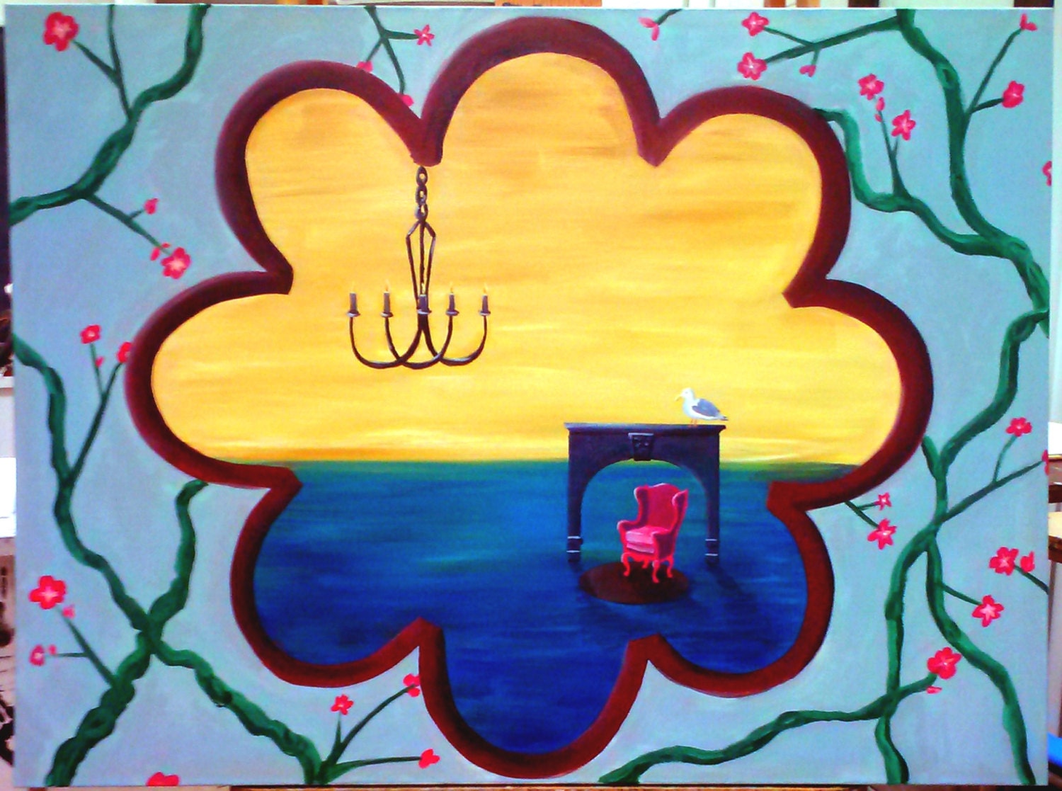 Oceans Interior - Large Original Painting