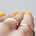 NEW Gold Sunrise Ring / delicate 14k gold fill hammered radial fan ring / golden sun / forged stripe design / minimalist jewelry