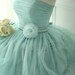 Tulle Corset Tutu Dress / Gown in Lavender Purple or Turquoise (Bridal / Bridesmaid / Prom / Party)