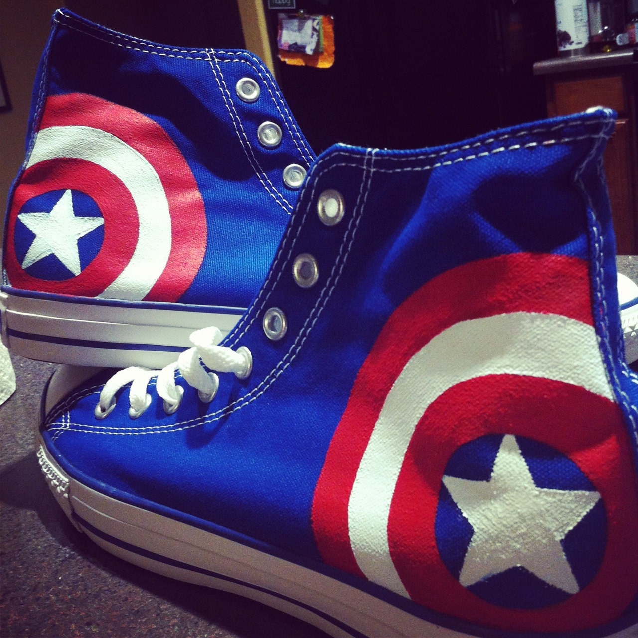 CAPTAIN AMERICA SHOES - avengers - shield