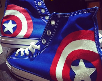 CAPTAIN AMERICA SHOES - avengers - shield