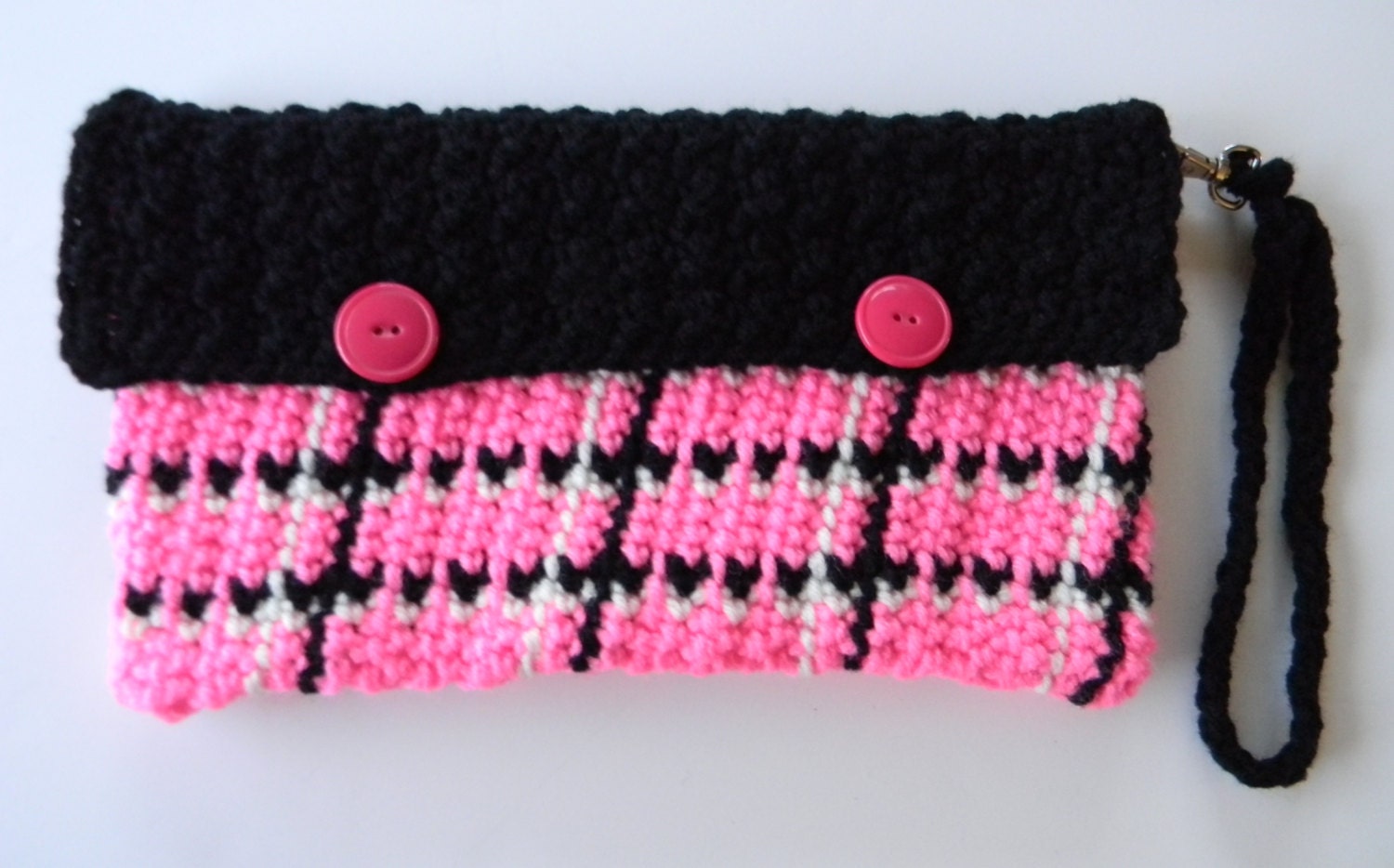 Pretty in Plaid - Purse CROCHET PATTERN - Instant Download