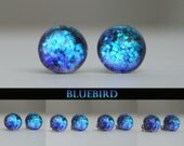 Bluebird 10mm Color Shifting Earrings