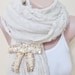 Wedding Shawl, Ecru, Very Soft Scarf, scarf with handmade brooch, women scarf,  spring trends, mom gifts, gifts, weddin shawl.