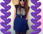 Dark Denim High Wasted Shorts