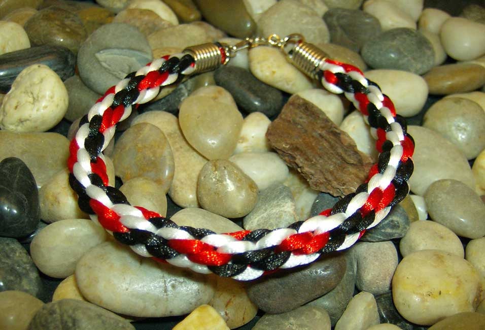 Kumihimo  "Round" Satin Bracelet