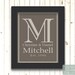 Monogram Wall Art Print DIY Personalized Last Name Initials 8x10 11x14 16x20 Custom Wedding Gift