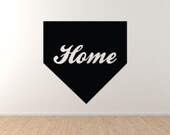 Baseball Home Plate Vinyl Wall Decal
