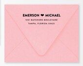 Custom Address Stamp- Sweetheart