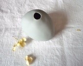 Handmade grey porcelaine stone vase