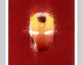 Iron Man Inspired 13x19 Inch Abstract Print