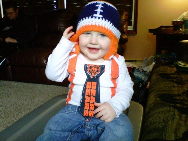 PICK YOUR TEAM - Football Tie Bodysuit Onesie or T-Shirt with Suspenders nfl, Christmas, Thanksgiving gift
