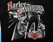 Harley-Davidson Black & White T-Shirt M