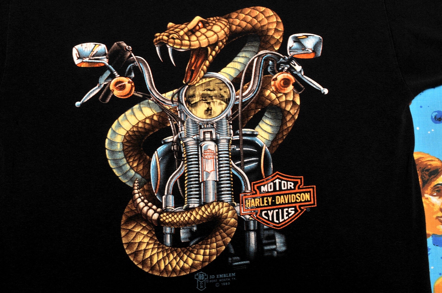 Harley-Davidson "Snake On A Harley" T-Shirt L