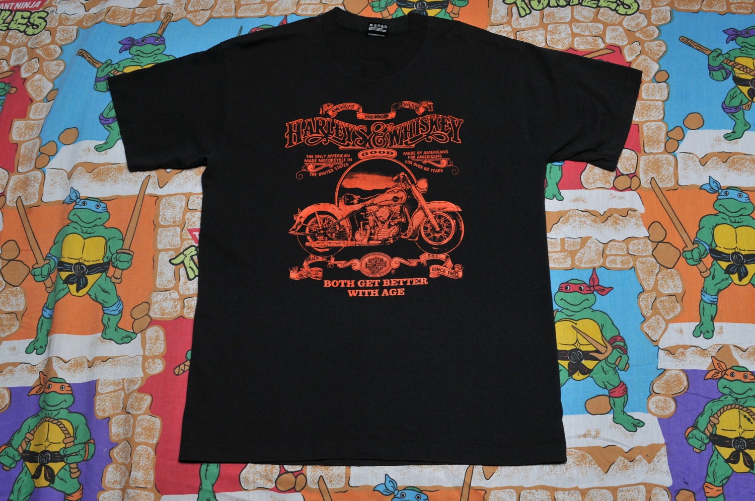 Harley Davidson "Harley's & Whiskeys Get Better With Age"