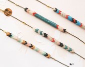 SALE -- Single Strand Chevron Bracelet