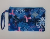 Breast Cancer Awareness Wristlet