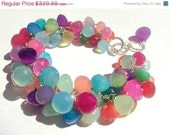 50% OFF SALE Chalcedony Bracelet by Amanda Lynne LUXE