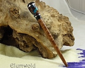 Hair stick - 140mm - . Handmade from figured maple and acrylic resin.