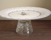 Cake Stand / Porcelain Glass Cake Stand / Cupcake Stand / Macaron Cake Stand / Custom Cake Stands / Wedding Cake Pedestal