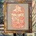 whiskey jar type typography rustic letter americana vintage wall art print poster home decor antique hand folk graphic design