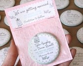 AVIATION BIRDCAGE Save the Date 58mm Magnet and Packaging x 40