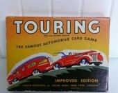 RARE 1937 OLDER  VERSION 1937 Touring Card Game, Nice Shape, Parker Brothers, w/ Instruction Sheet and Original Price Tag