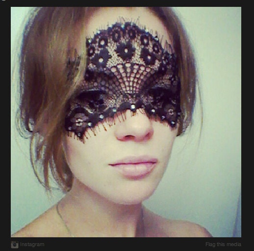 Lace Face Mask - Perfect for Masquerade Ball, Mardi Gras, Masquerade Ball Wedding, Prom Mask, Sophisticated fun