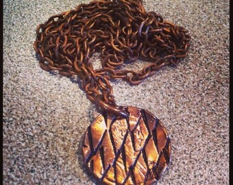Chevron Penny Necklace