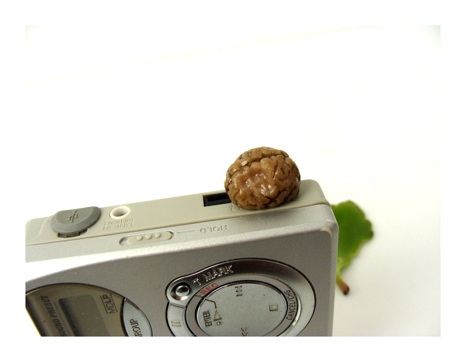 Zombie Brain Dust Plug  - iphone, smartphone, tablet accessory