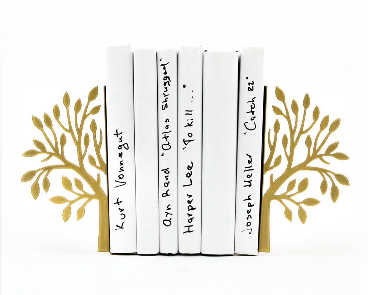 Bookends - Autumn - laser cut for precision these metal bookends will hold your favorite books